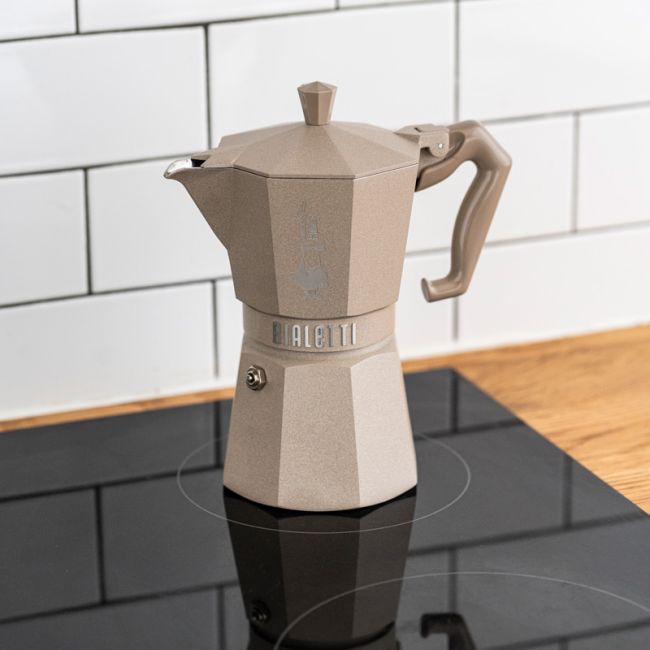 Bialetti Exclusive Moka Express Induktion beige