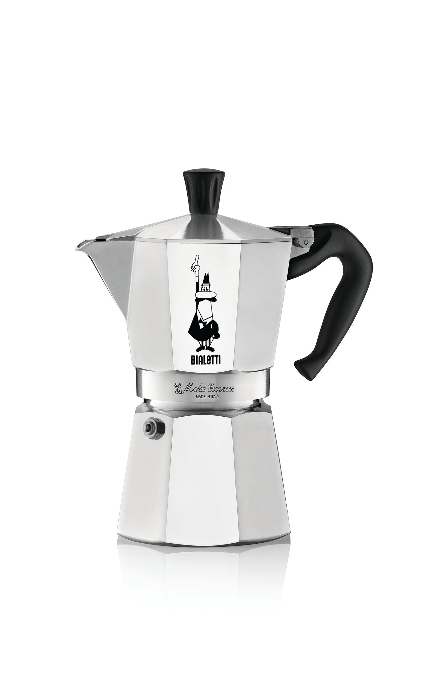 Bialetti Moka Express Classic — 1, 2, 3 & 6 Cups