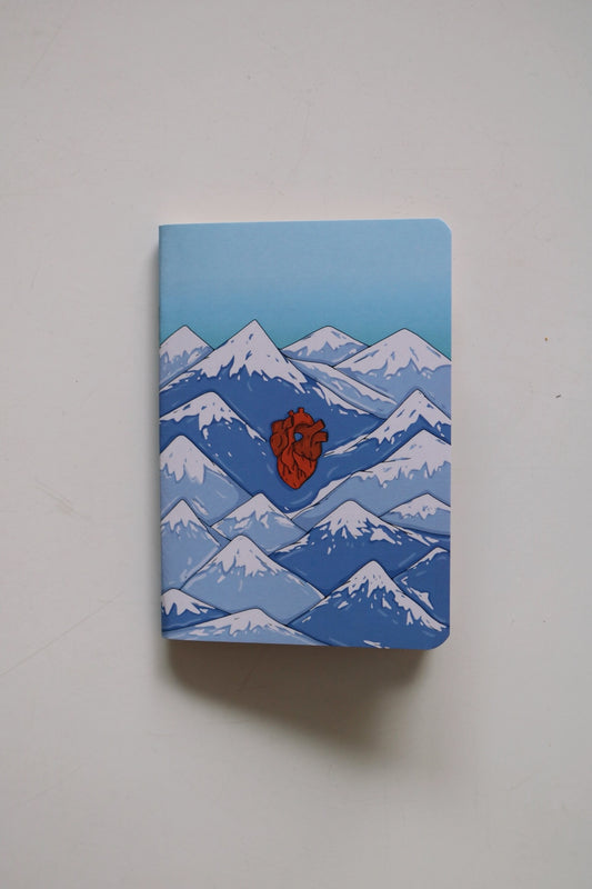 Mini Notebook – Frozen Mountains
