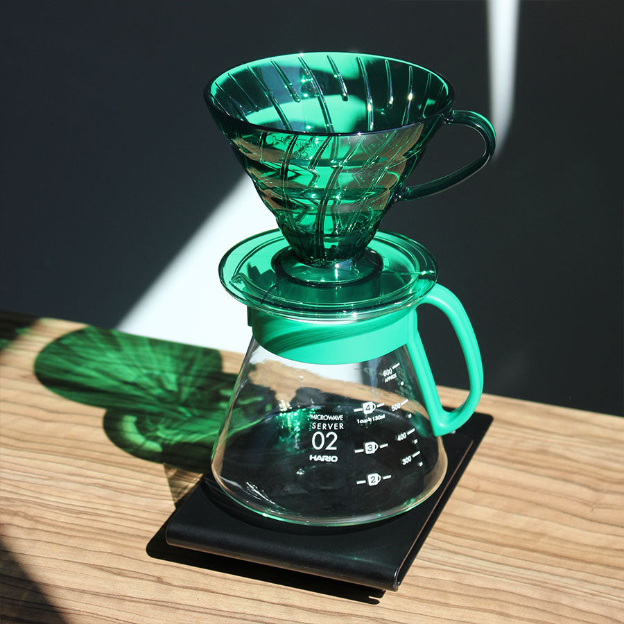 V60 Dripper & Server Set 02 - Bamboo Green – Patagonico Café